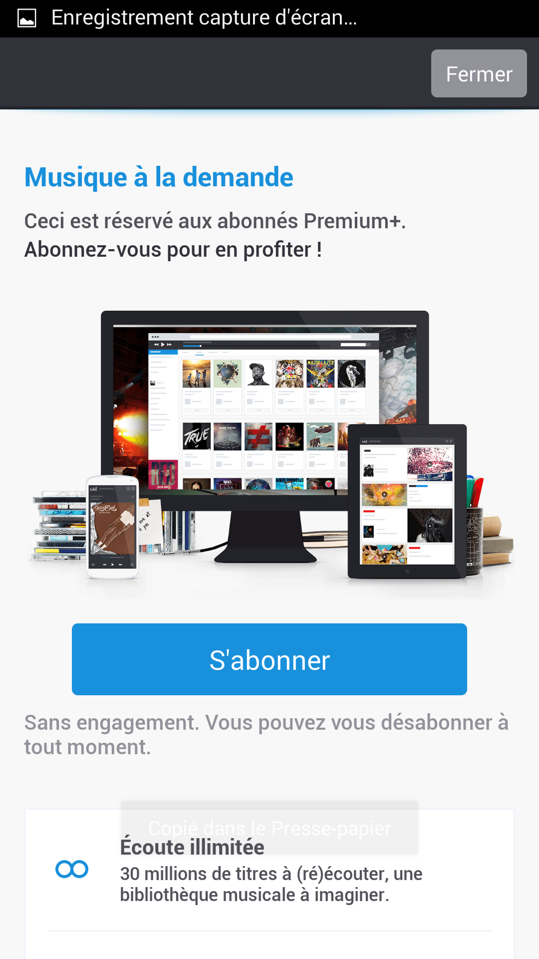 page-abonnement-premium-Deezer | Blog e-commerce - Joptimisemonsite