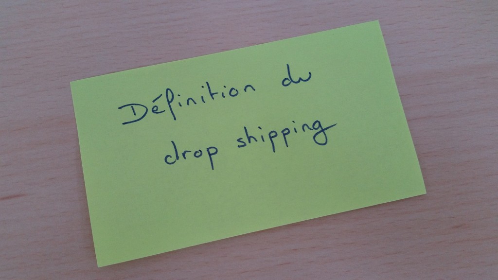 Définition dropshipping