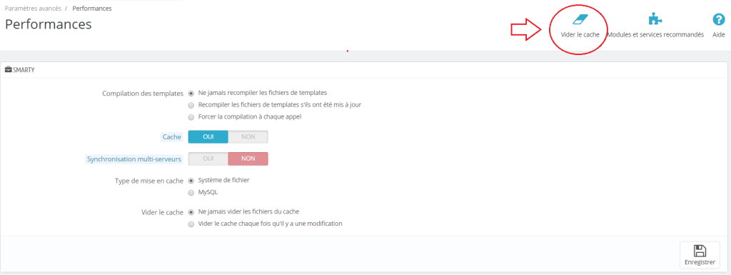 comment-vider-cache-prestashop