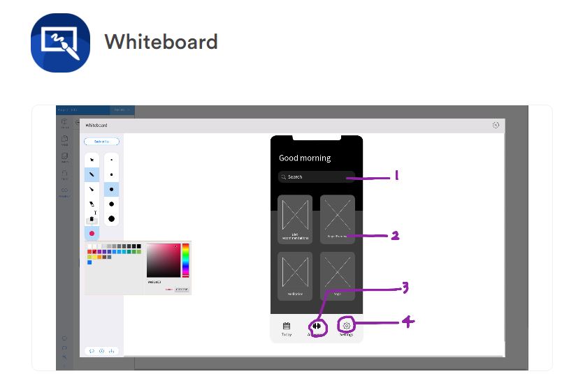 outil de zoning outil Whiteboard de Mockflow